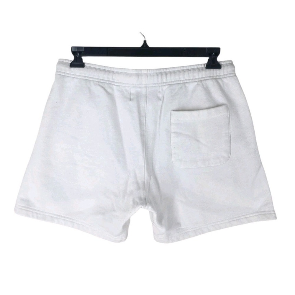 PacSun Land Rover Sweat Shorts Mens M Fleece White Drawstring Embroidered Logo - Picture 13 of 13